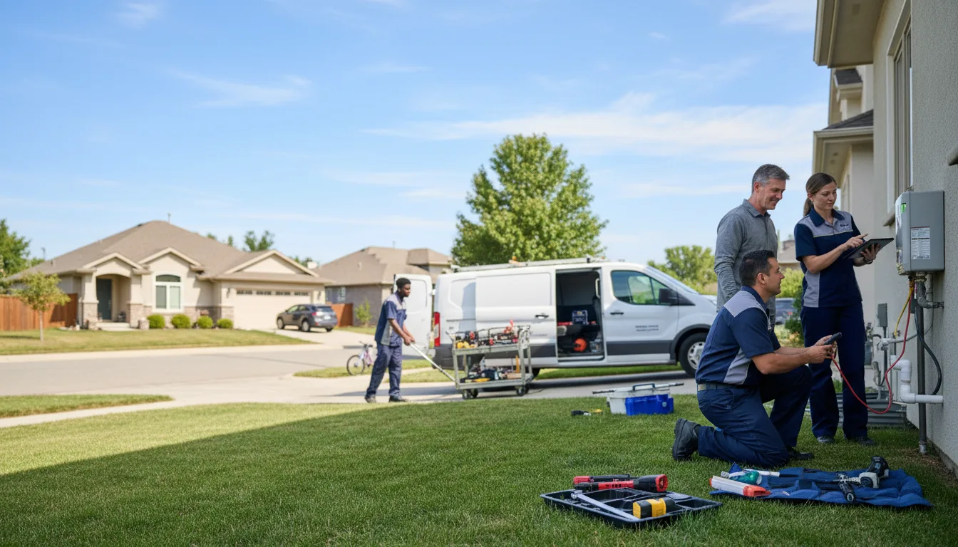 Tankless water heater service in Pleasanton, KS